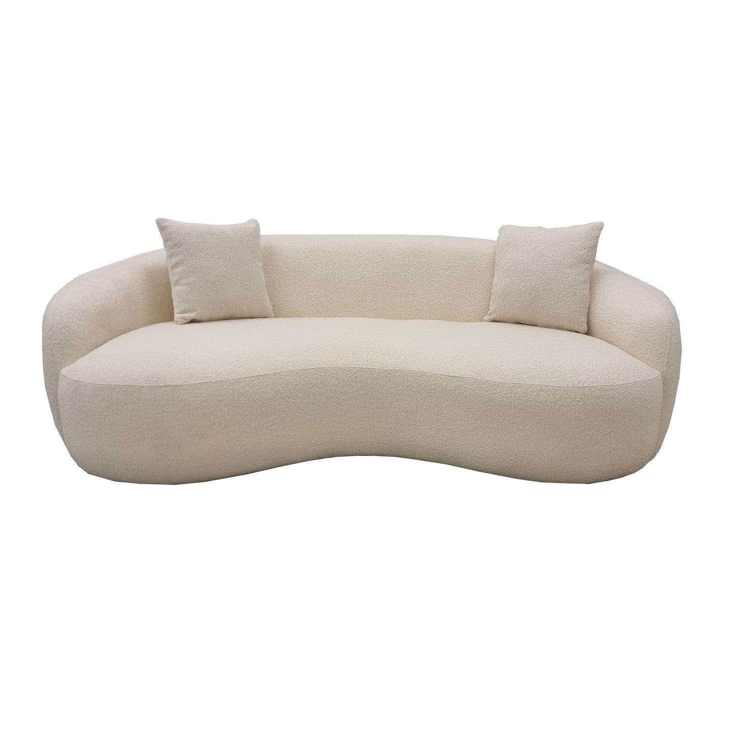 The Wave Boucle Sofa - Ivory