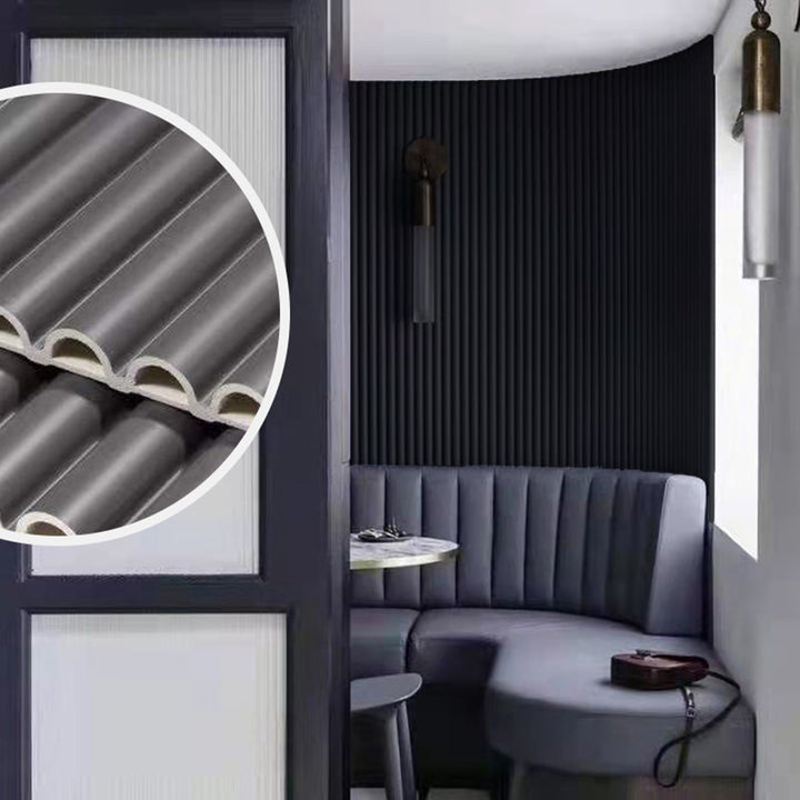 Decorative Fluted Wall Panels - Black