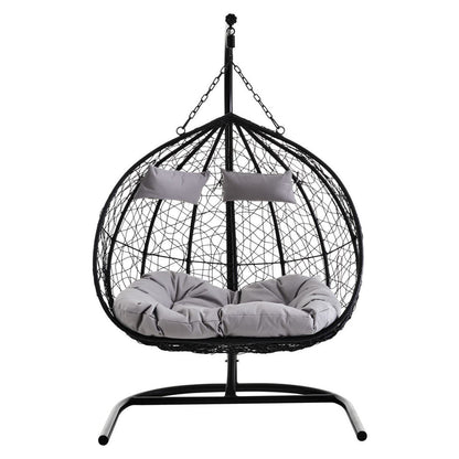 Goa Double Black Hanging Chair