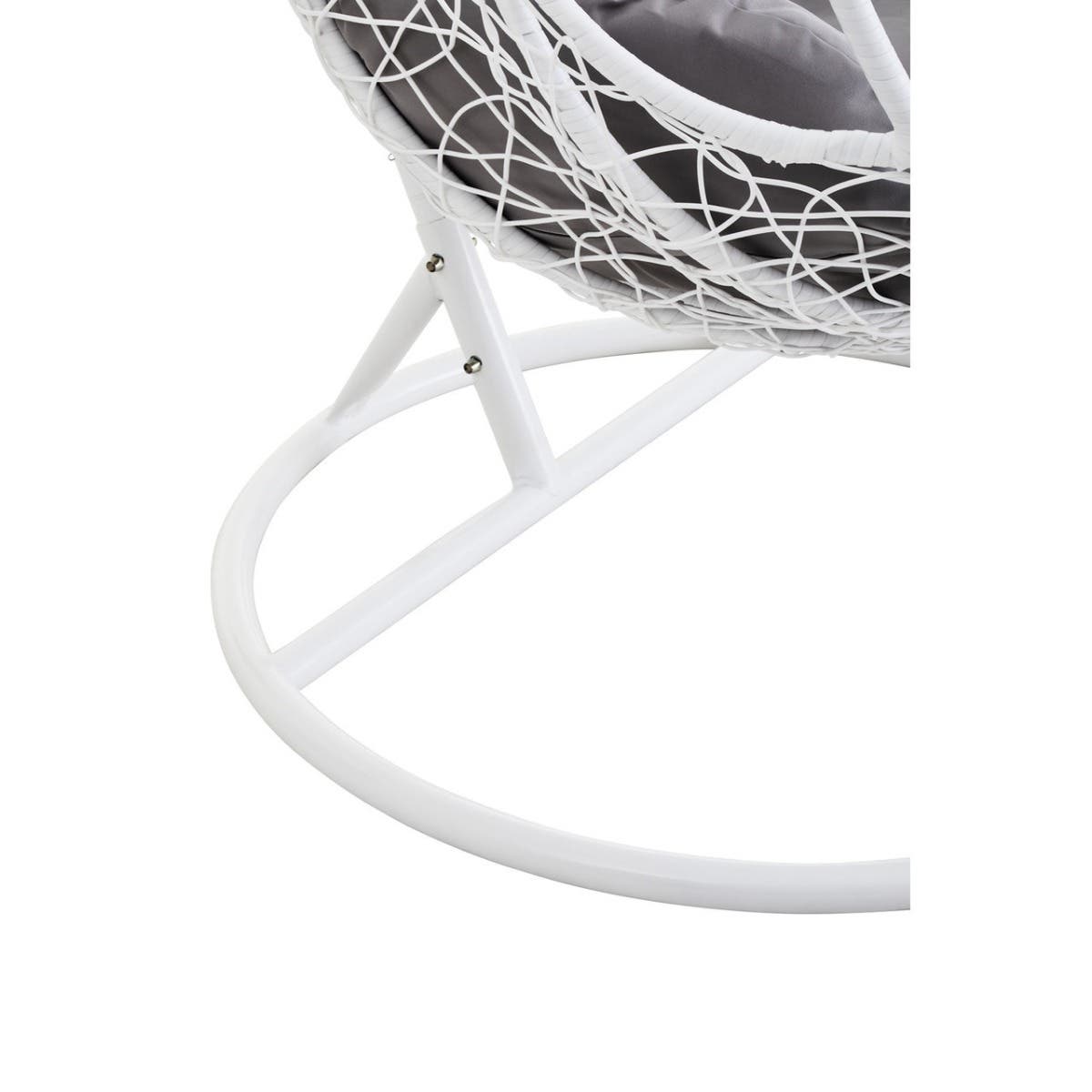 Goa Cut Out Sides White Hanging Chair