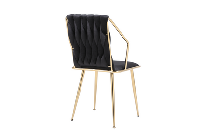 Daisy Black Gold Dining Chair