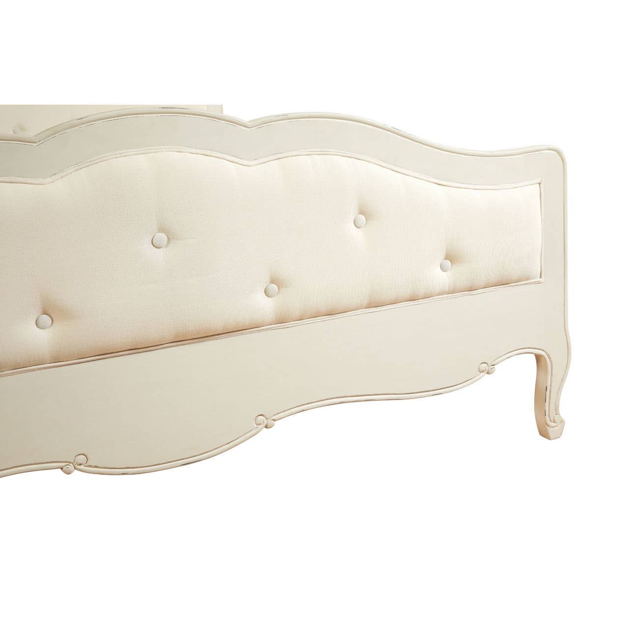 Loire White Kingsize Bed