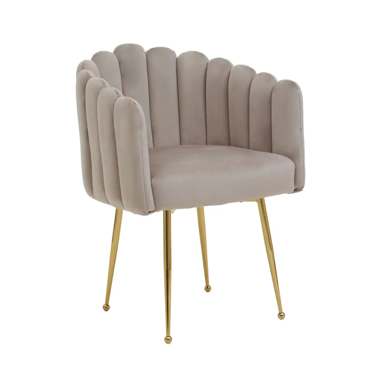 Bari Mink Velvet Dining Chair