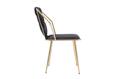 Daisy Black Gold Dining Chair