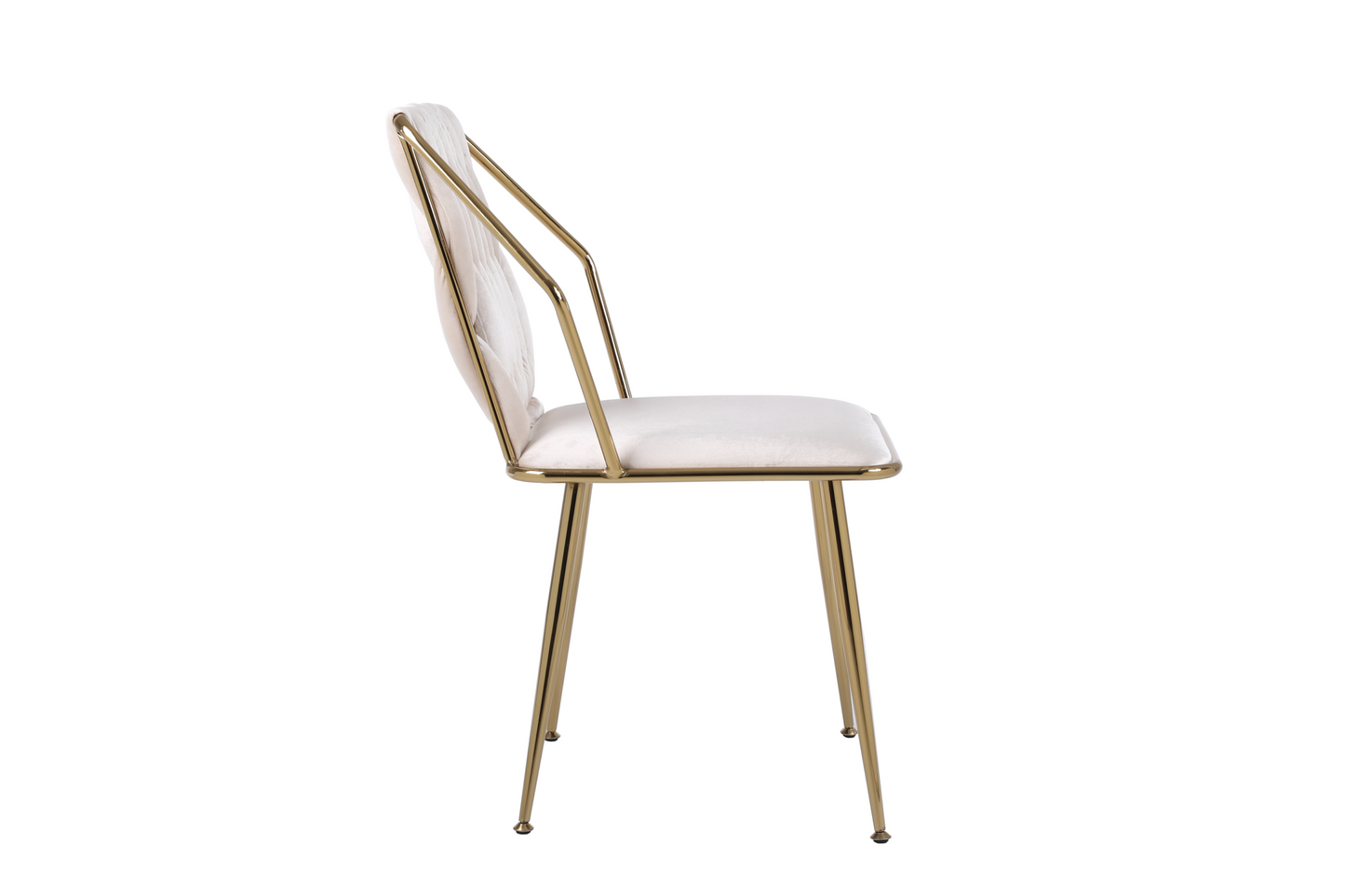 Daisy Cream Gold Dining Chair