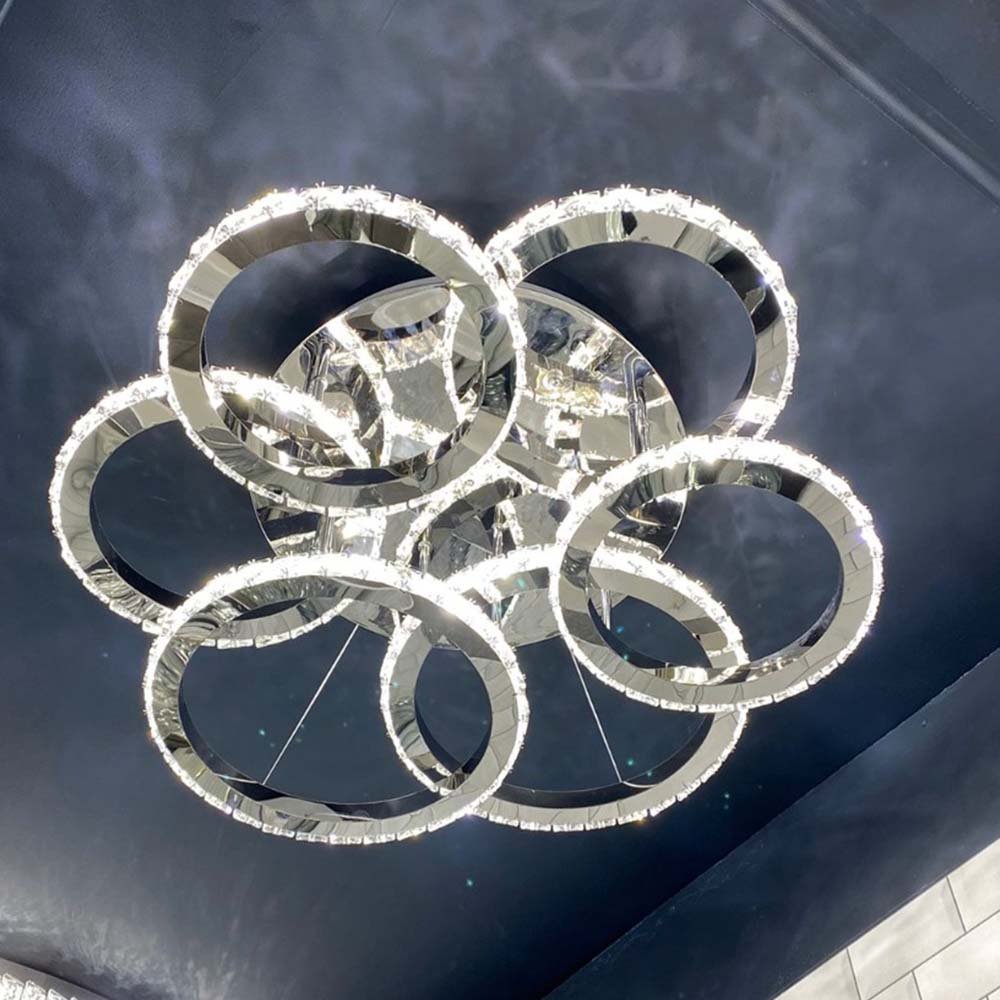 6 Ring Ceiling Light/Chandelier - MyForeverFurnishings