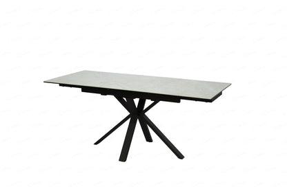 Amari Ceramic White or Grey Extending Table 120-150-180cm