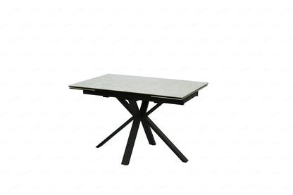 Amari Ceramic White or Grey Extending Table 120-150-180cm