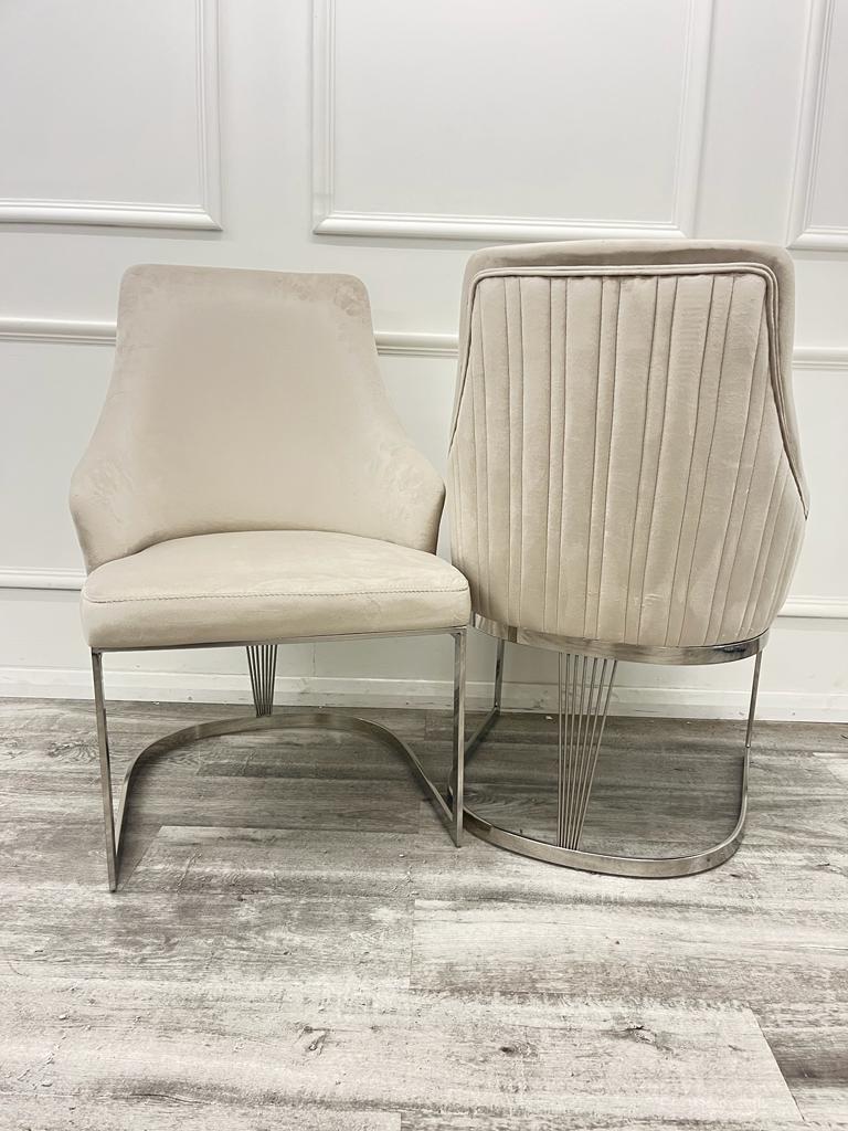 Chelmsford Dining Chair Chrome Legs