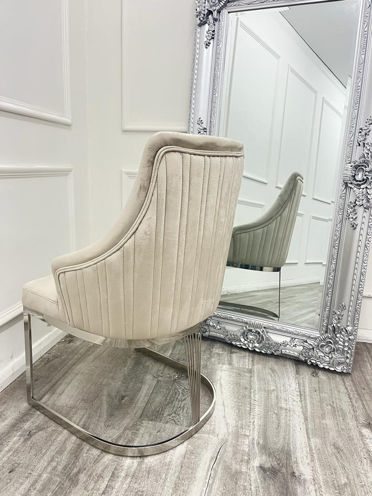 Chelmsford Dining Chair Chrome Legs