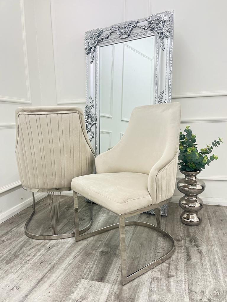 Chelmsford Dining Chair Chrome Legs