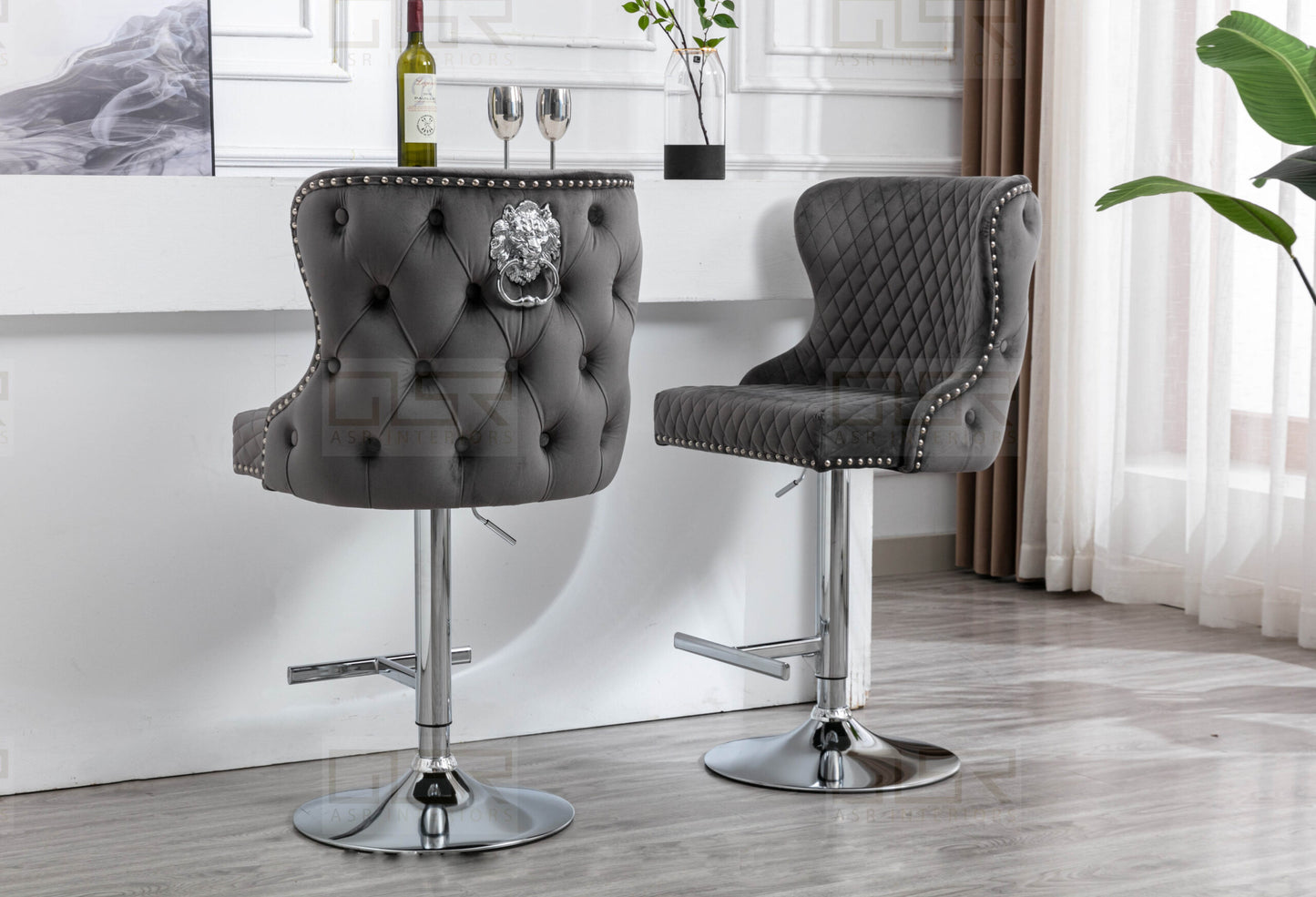 Valentino Velvet Bar Stool (All Colours)