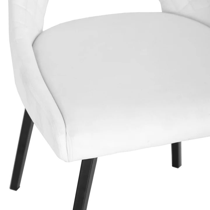 Ava Swivel Dining Chair - Limestone Velvet