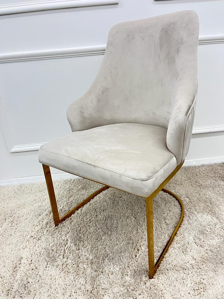 Chelmsford Dining Chair Gold Legs