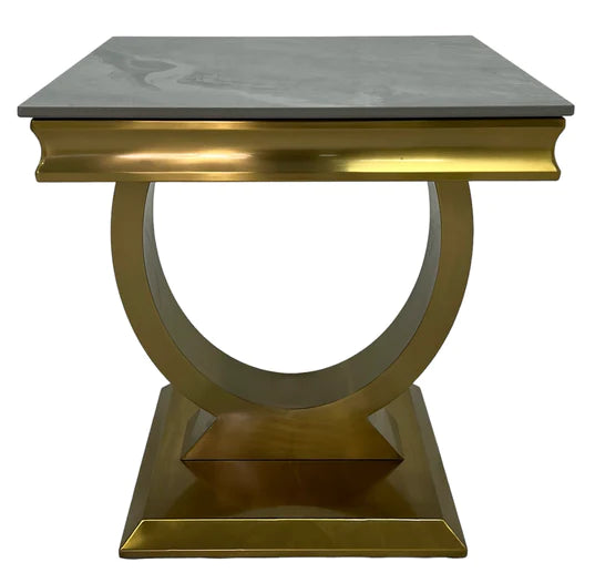 Chelsea/Arianna Matt Gold Lamp Table 50cm (All Colours)