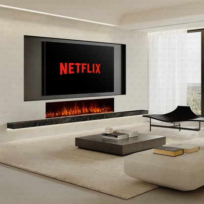 Clarendon Borderless Glass Fire - 50 Inch WIFI Enabled