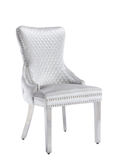 Victoria Silver Lion Dining Chair