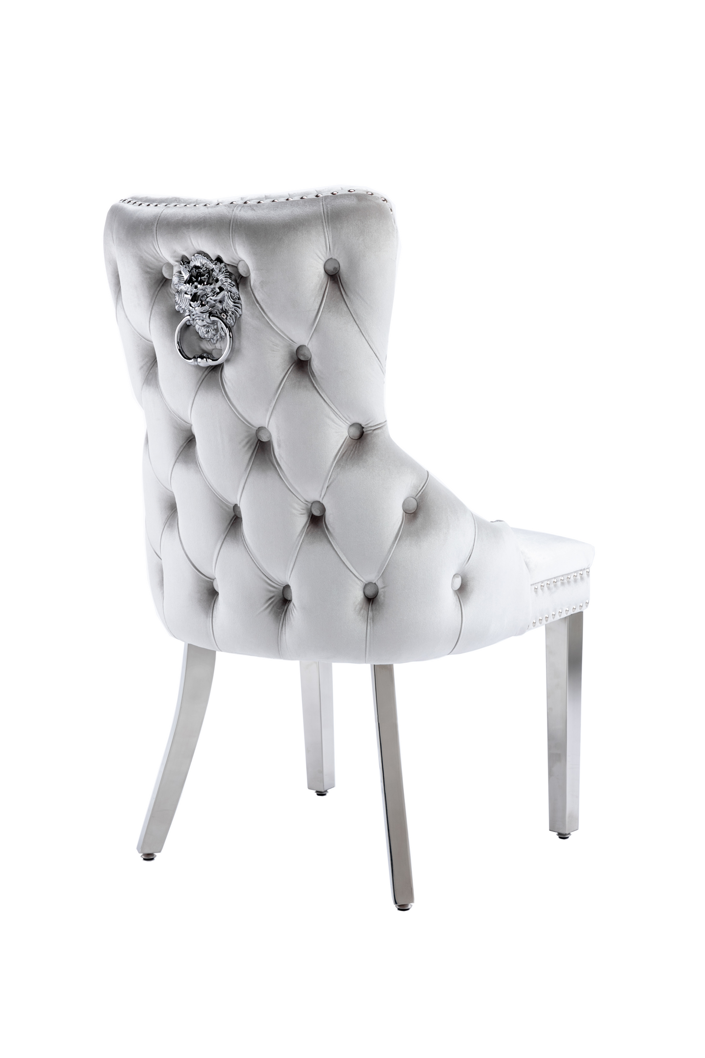 Victoria Silver Lion Dining Chair