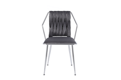 Daisy Grey Silver Dining Chair