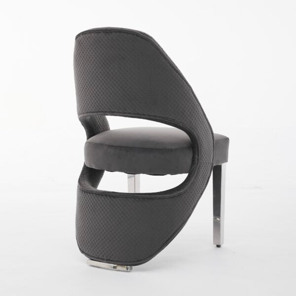 Santorini Grey Silver Dining Chair