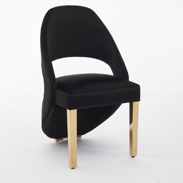 Santorini Black Gold Dining Chair