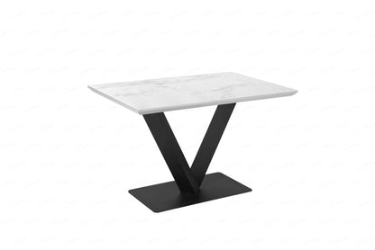 Alessia Grey or White Ceramic Dining Table