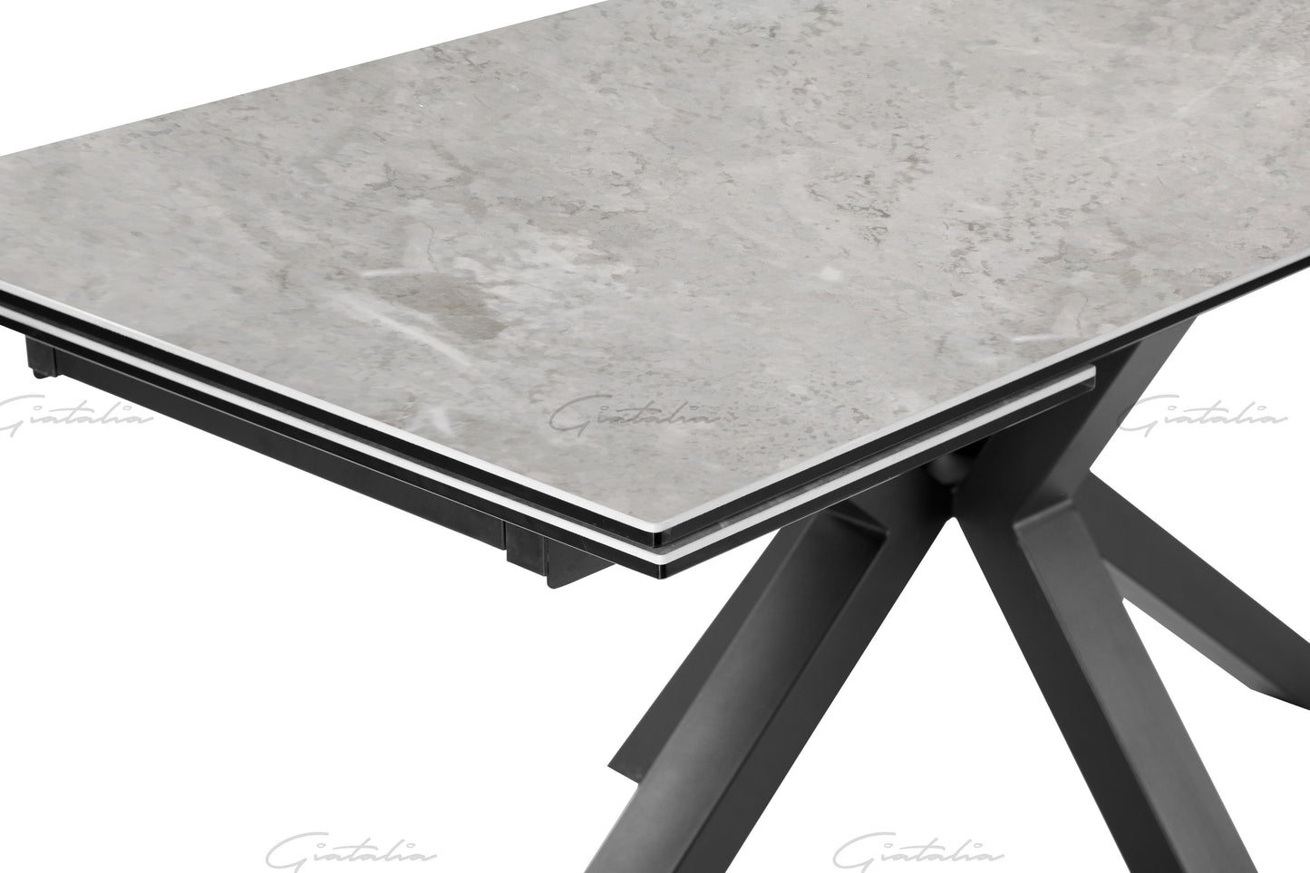 Amari Ceramic White or Grey Extending Table 160-200-240cm