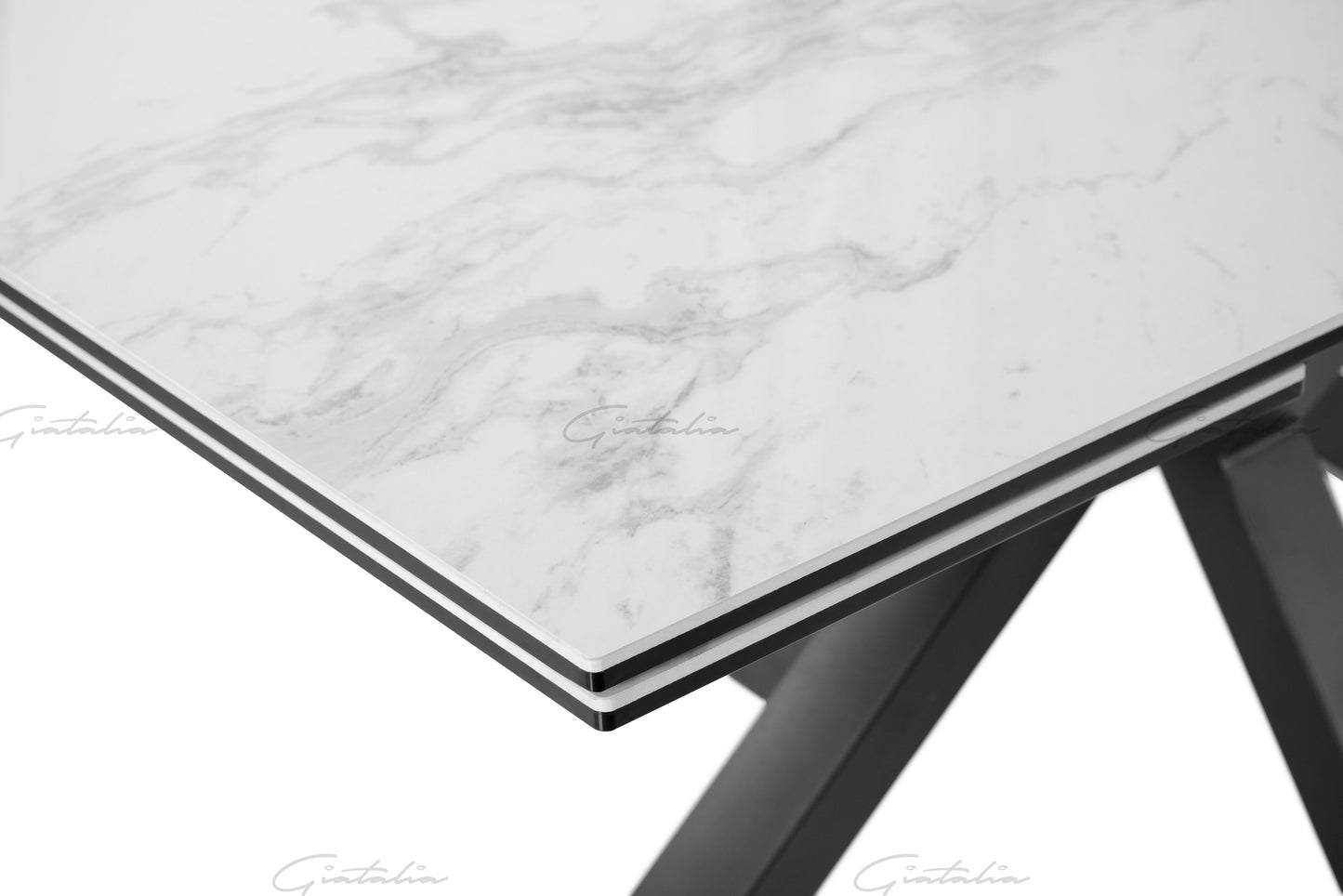 Amari Ceramic White or Grey Extending Table 160-200-240cm