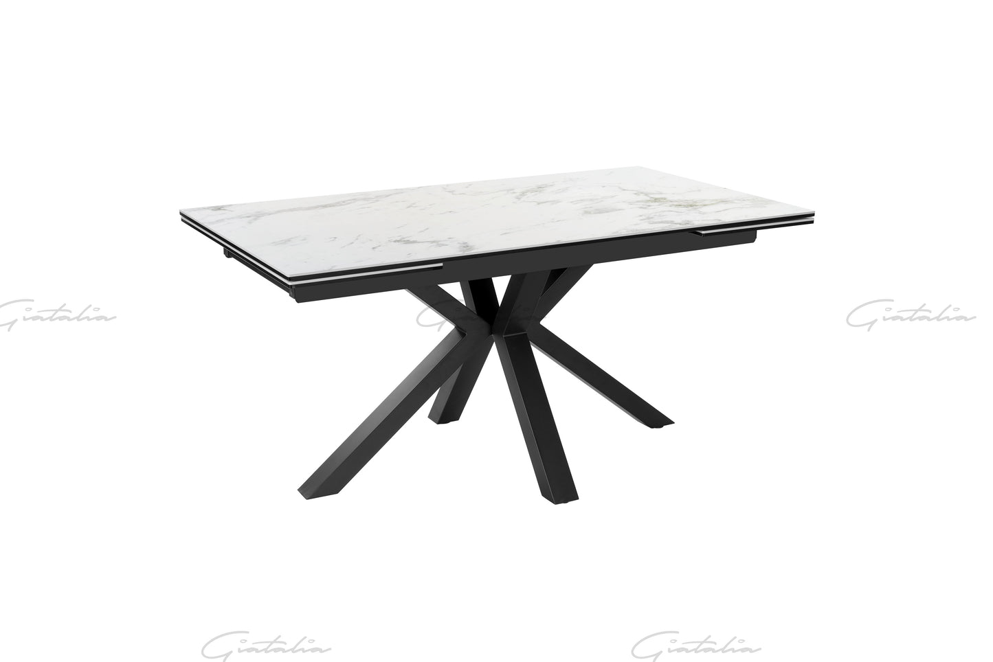 Amari Ceramic White or Grey Extending Table 160-200-240cm