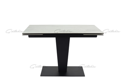 Valentina White Ceramic Extending Table