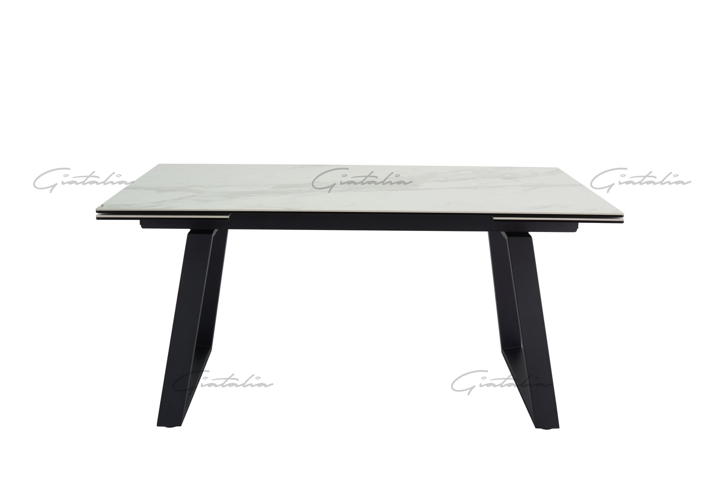 Dante White Ceramic Extending Table 160-200-240cm