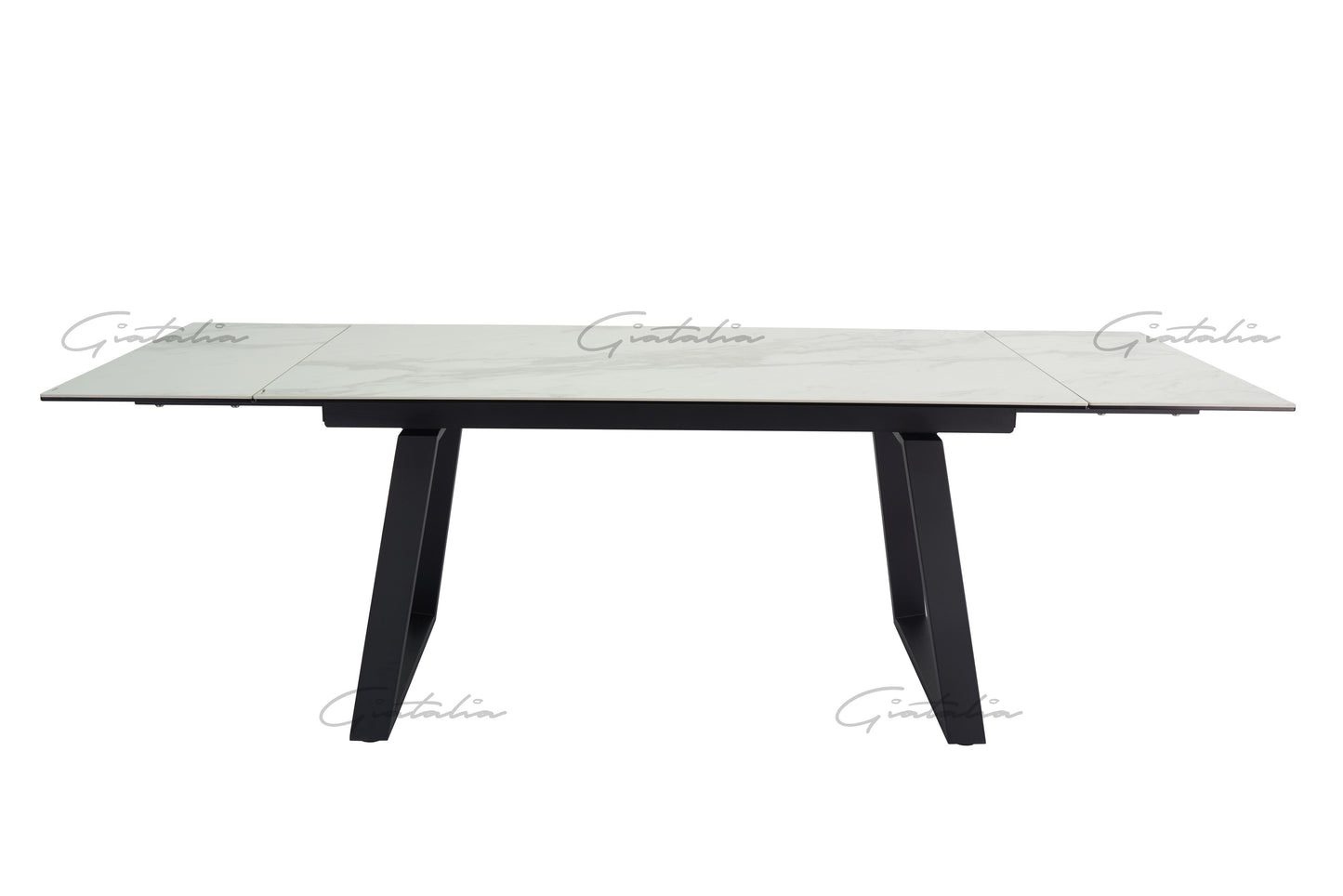 Dante White Ceramic Extending Table 160-200-240cm