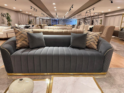 Ambassador Dubai Grey Sofa