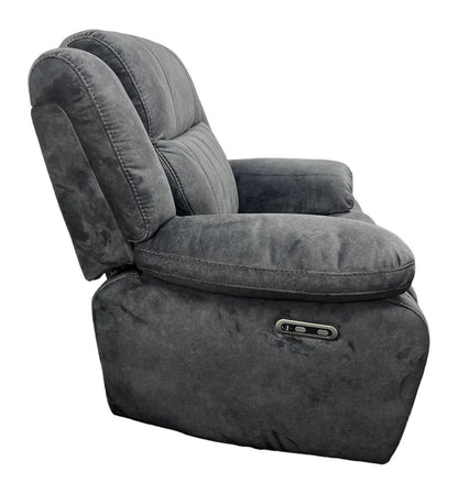 Rose Electric Sofa 3,2 or 1 Seater Recliner In Grey