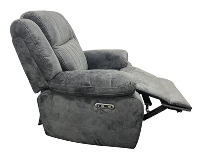 Rose Electric Sofa 3,2 or 1 Seater Recliner In Grey