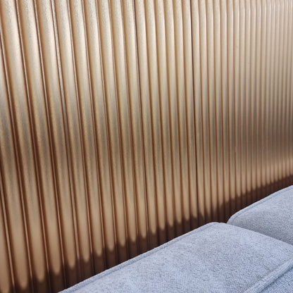 Decorative Fluted Wall Panels - Metallic Gold