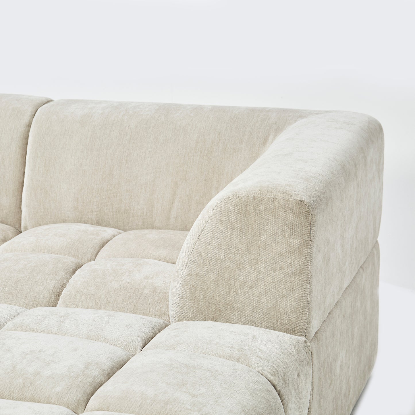 Zyla Corner Sofa in Seoul Calico