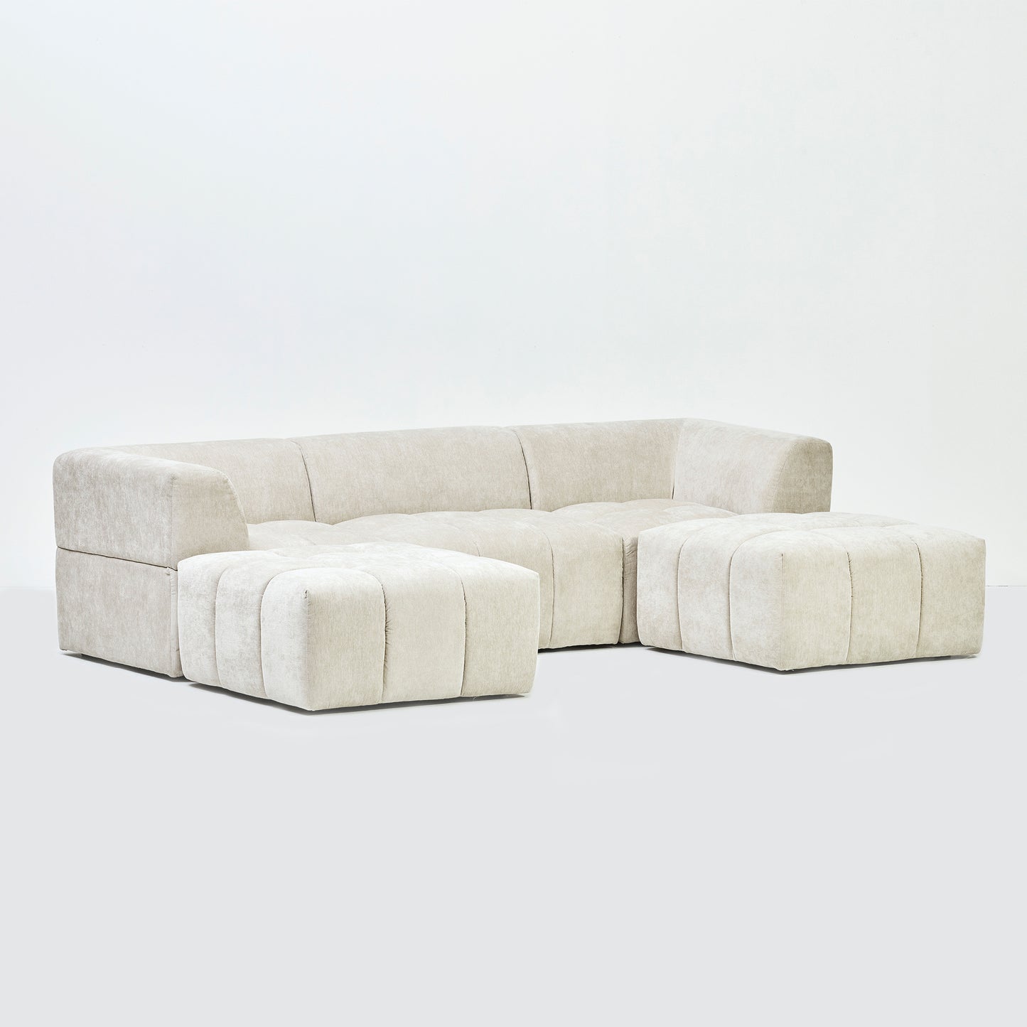 Zyla Corner Sofa in Seoul Calico