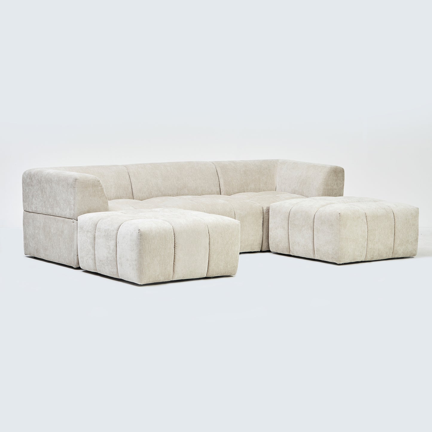 Zyla Corner Sofa in Seoul Calico