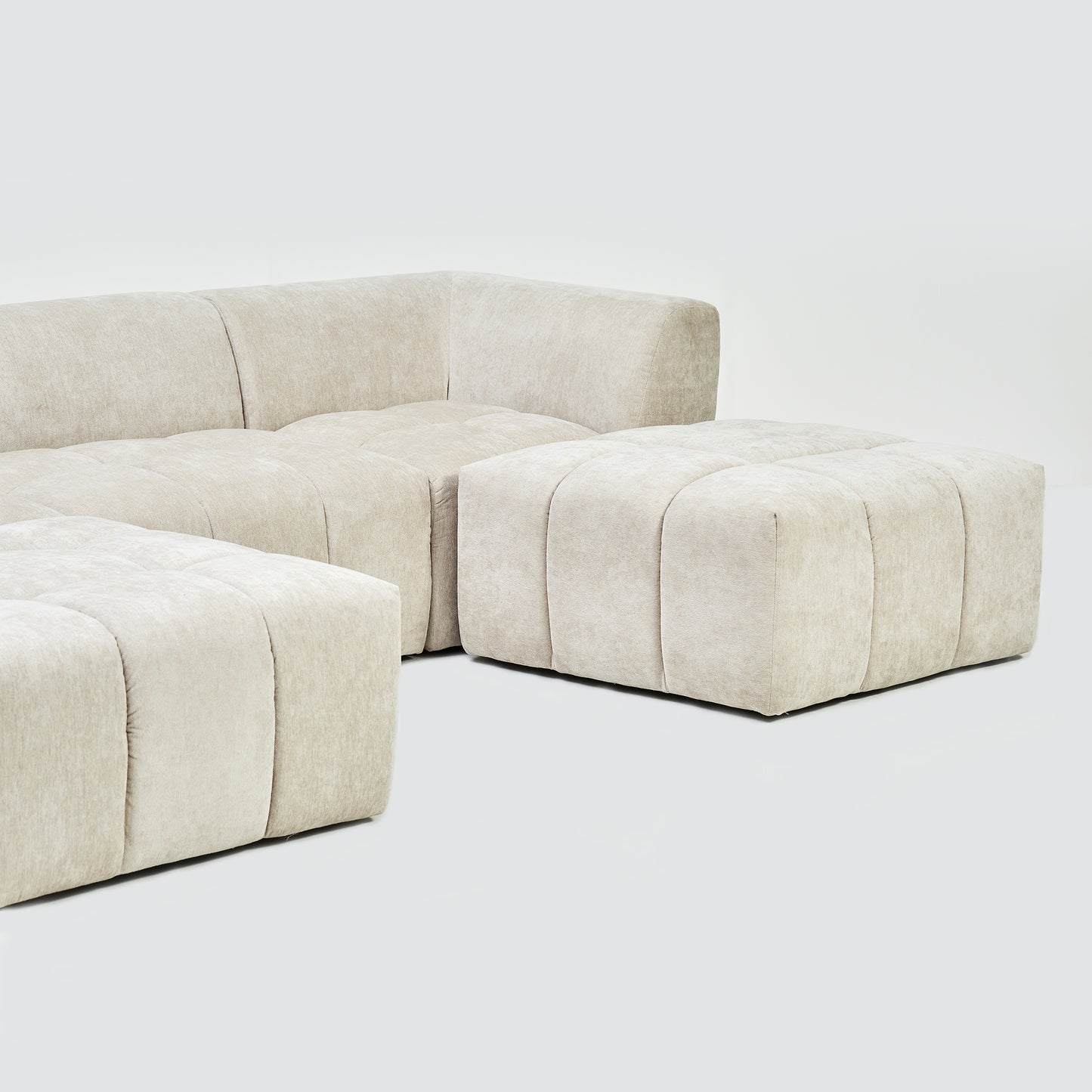 Zyla Corner Sofa in Seoul Calico