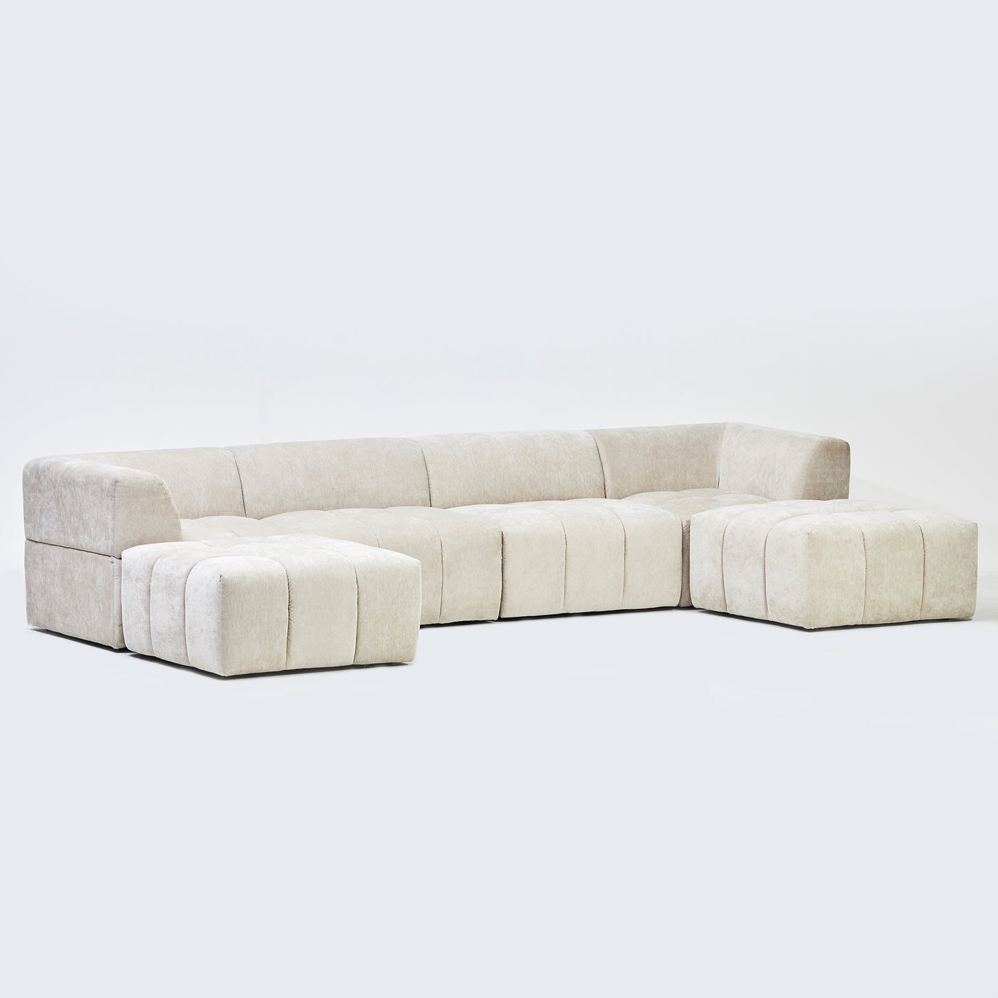 Zyla Corner Sofa in Seoul Calico