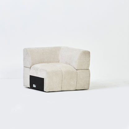 Zyla Corner Sofa in Seoul Calico