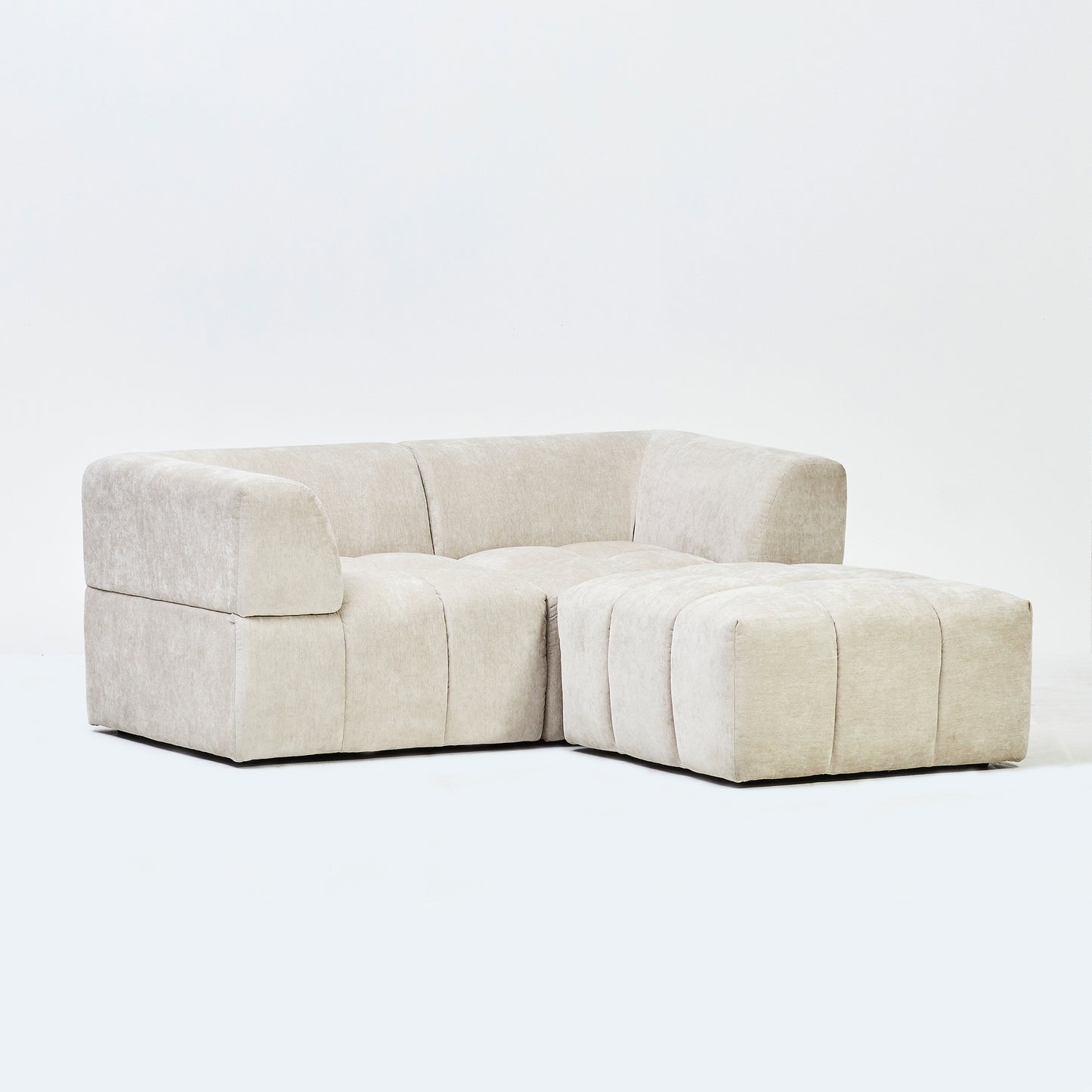 Zyla Corner Sofa in Seoul Calico