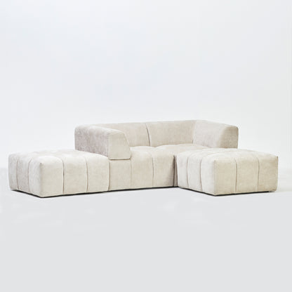 Zyla Corner Sofa in Seoul Calico