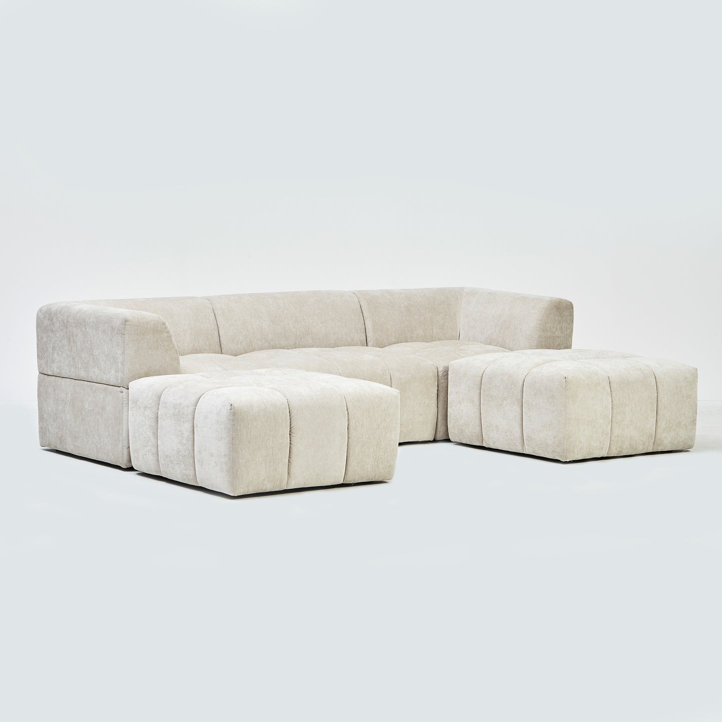 Zyla Corner Sofa in Seoul Calico