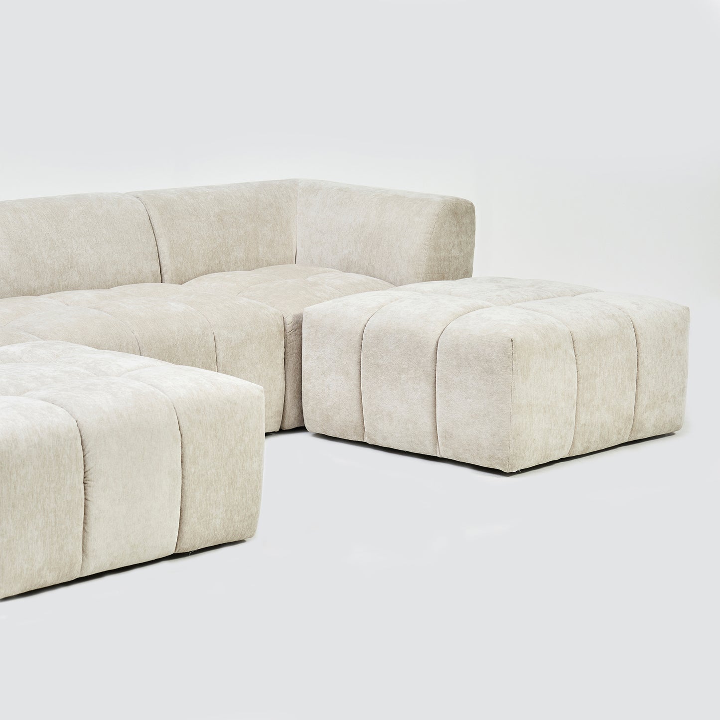 Zyla Corner Sofa in Seoul Calico