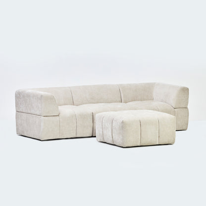 Zyla Corner Sofa in Seoul Calico