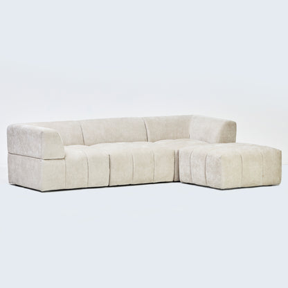 Zyla Corner Sofa in Seoul Calico