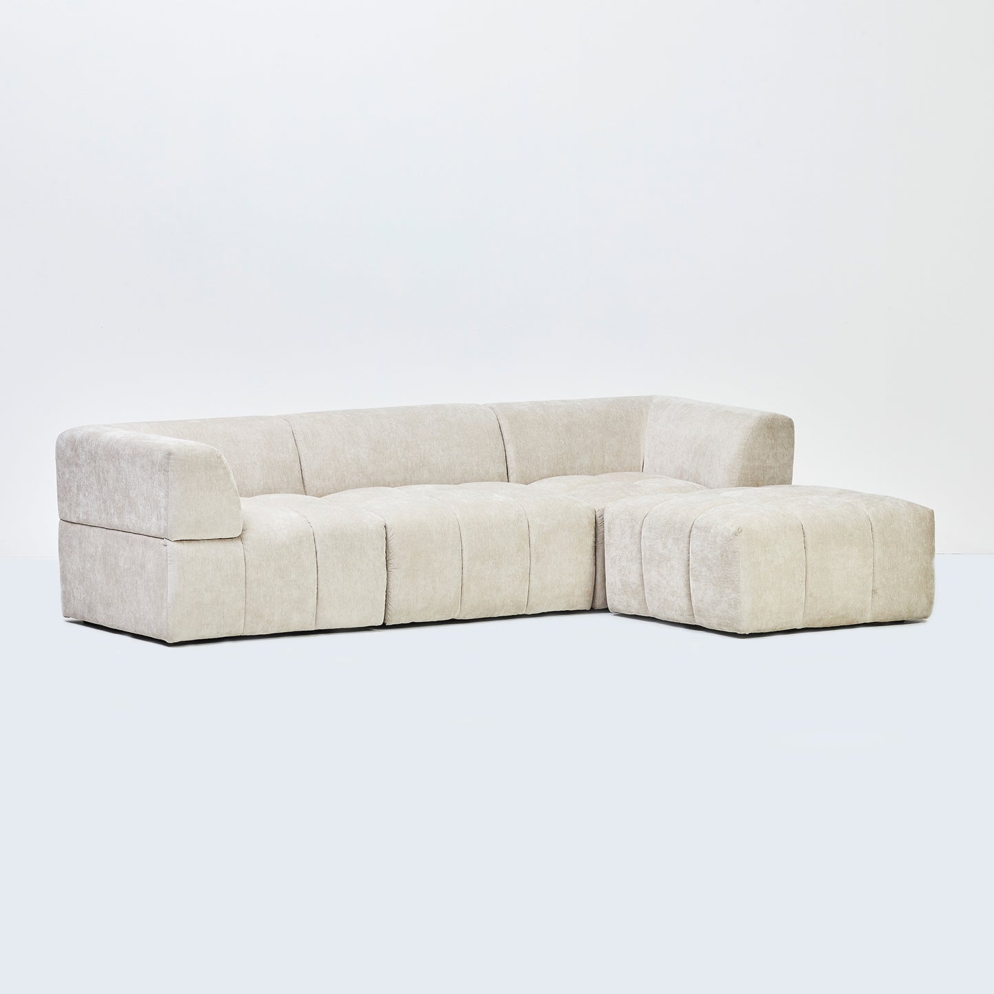 Zyla Corner Sofa in Seoul Calico