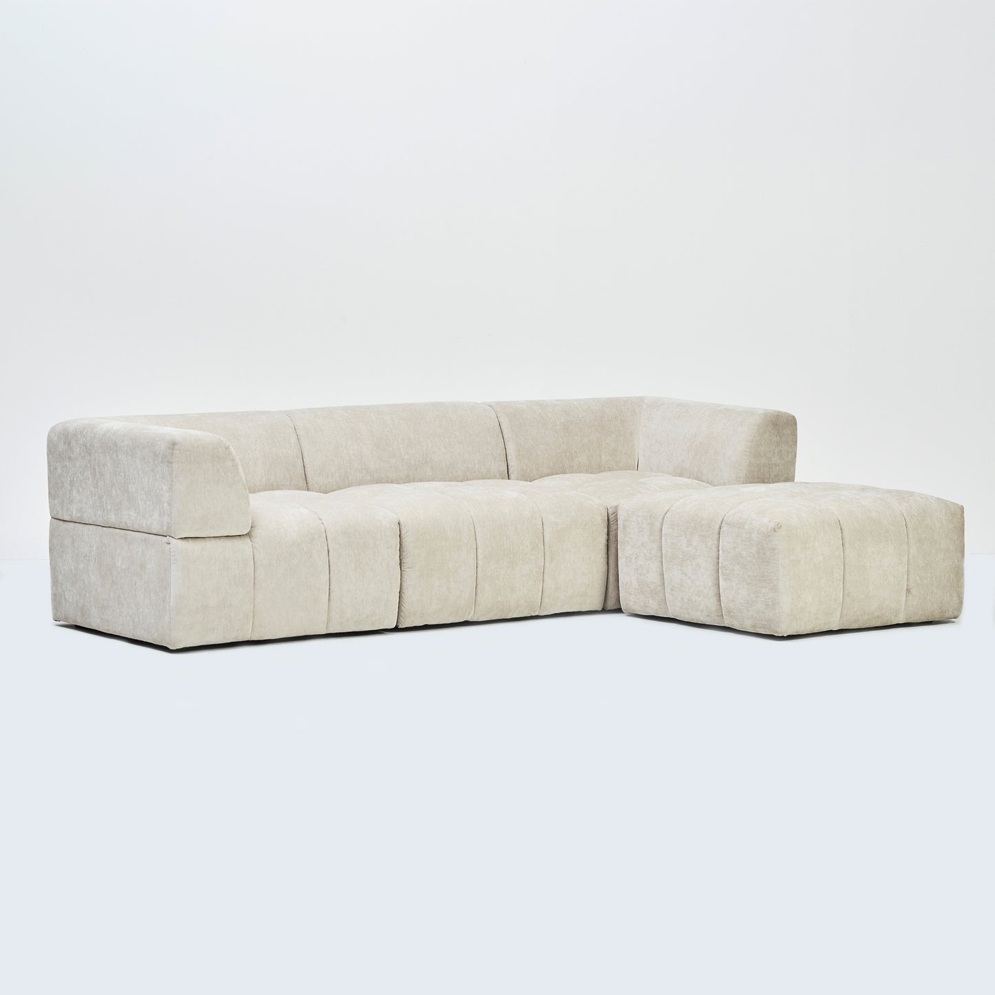 Zyla Corner Sofa in Seoul Calico